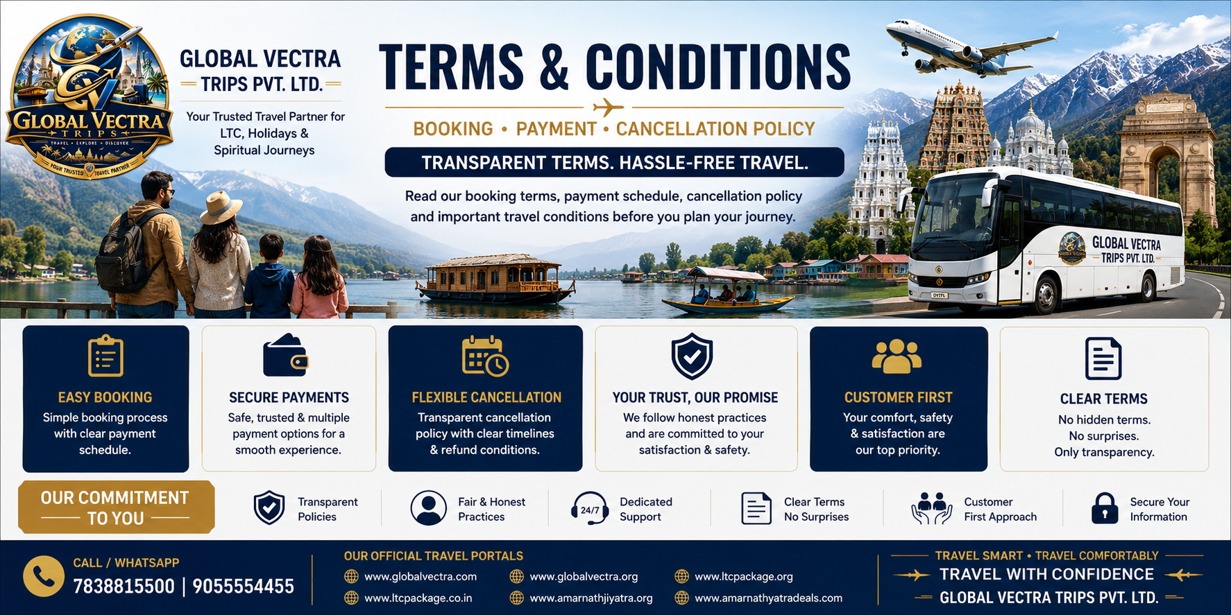 Booking Terms, Payment & Cancellation Policy Booking Terms, Payment & Cancellation Policy