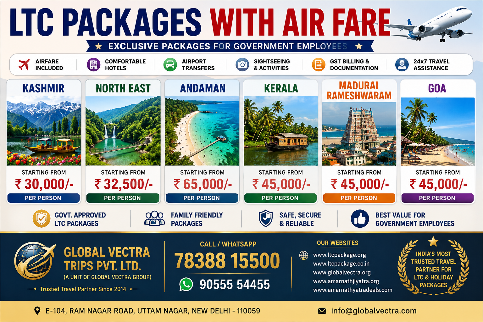 LTC Packages with Airfare