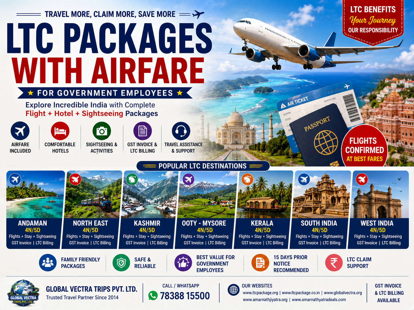 LTC Packages with Airfare